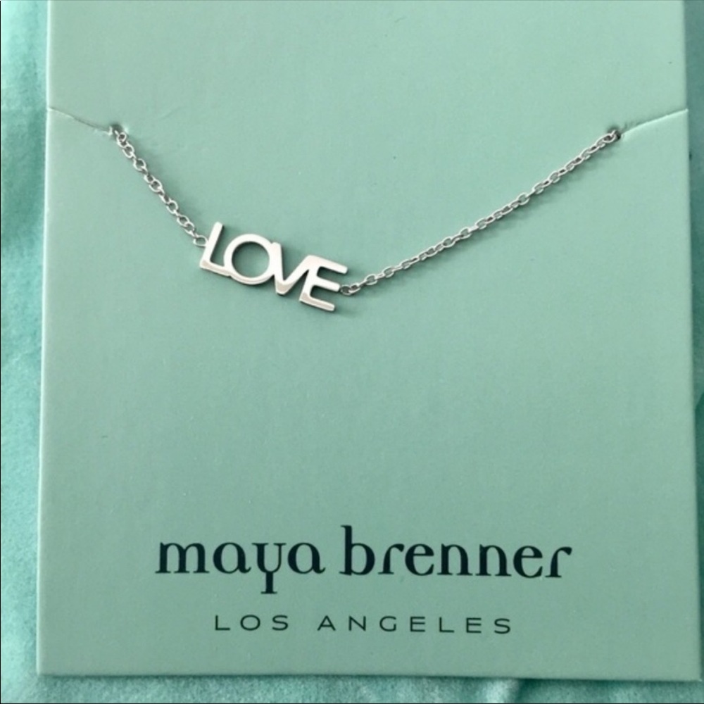 Maya Brenner LOVE Bracelet Silver